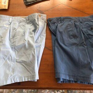 IZOD Saltwater Stretch Shorts Size 32 Chino Flat Front Golf Casual Outdoors
